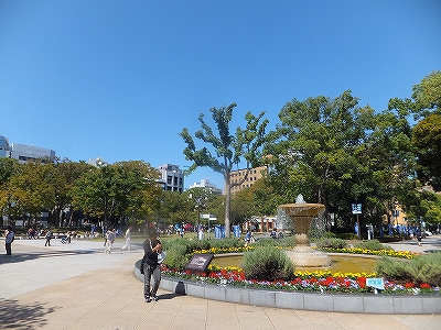 横浜公園：横浜スタジアムがある小さな公園