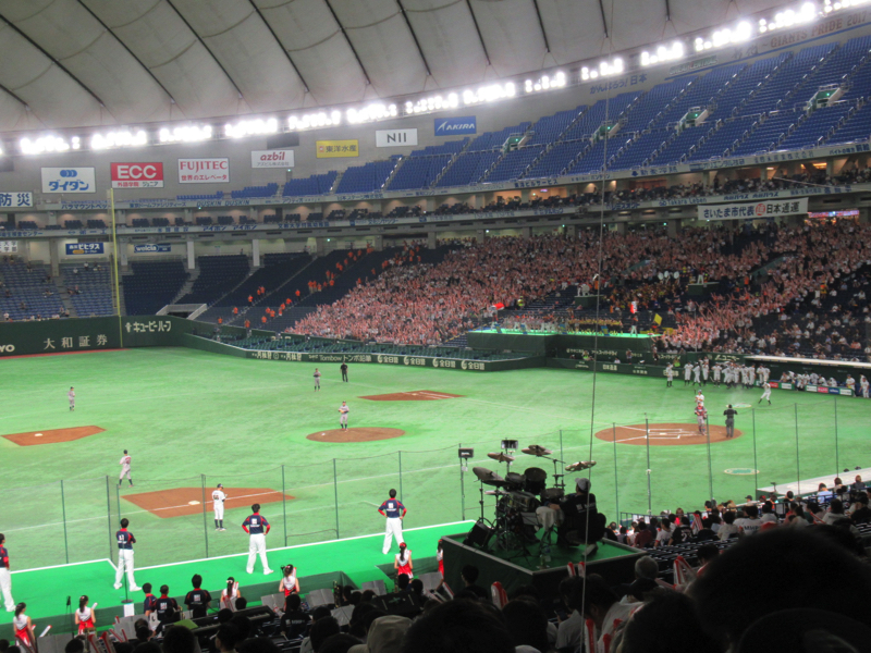 都市対抗野球・東京ドーム準決勝の様子