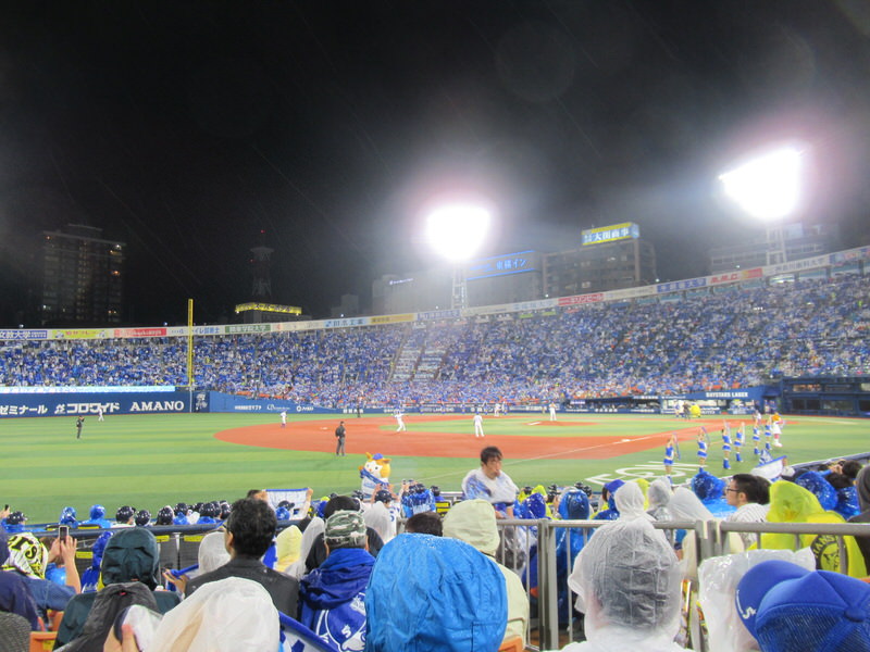 横浜スタジアム内野FB席３塁側からの景色：眺め