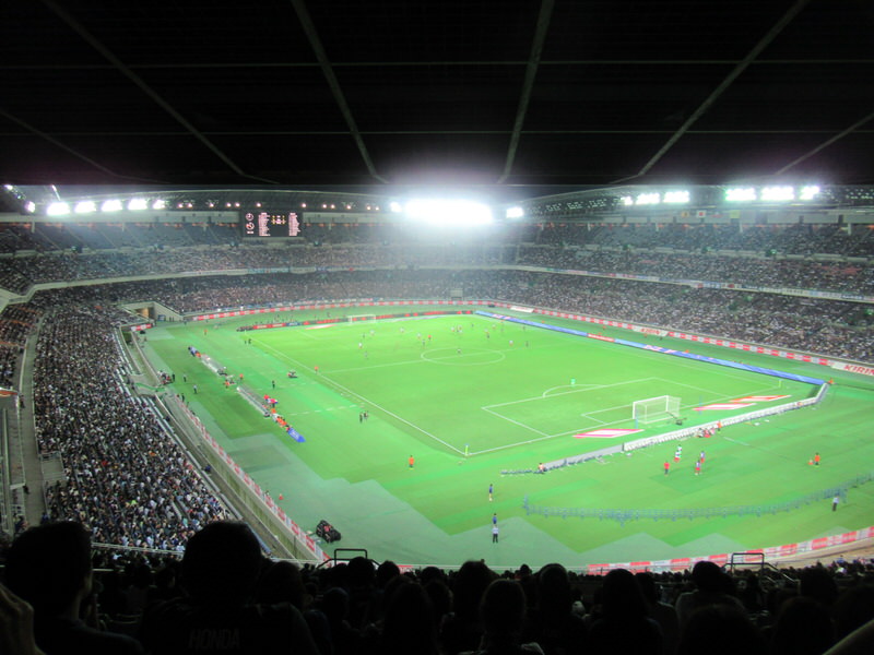 日本代表戦を日産スタジアム自由席で観る・景色